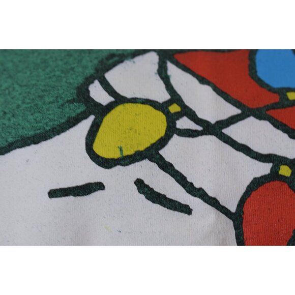 Vintage 00s Green Snoopy  Christmas Shirt size‎ XL - Picture 8 of 10